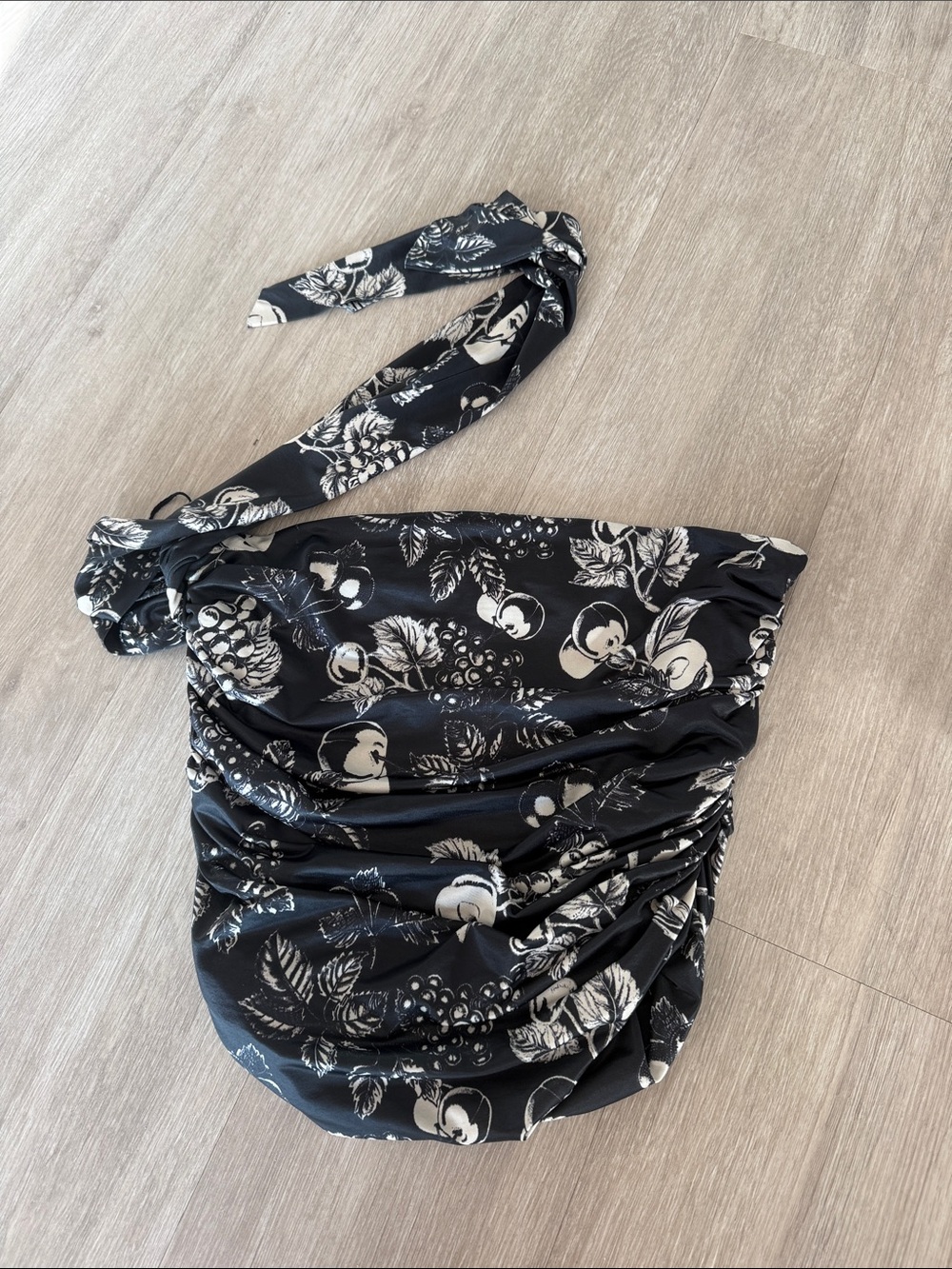 Free People Black Tie Top Small